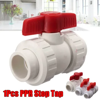 

1pc 20mm 25mm 32mm PVC Plastic Pipe Ball Valve Union Valve PVC Water Pipe Connector Plumbing Hose Fittings Slip Shut Valve