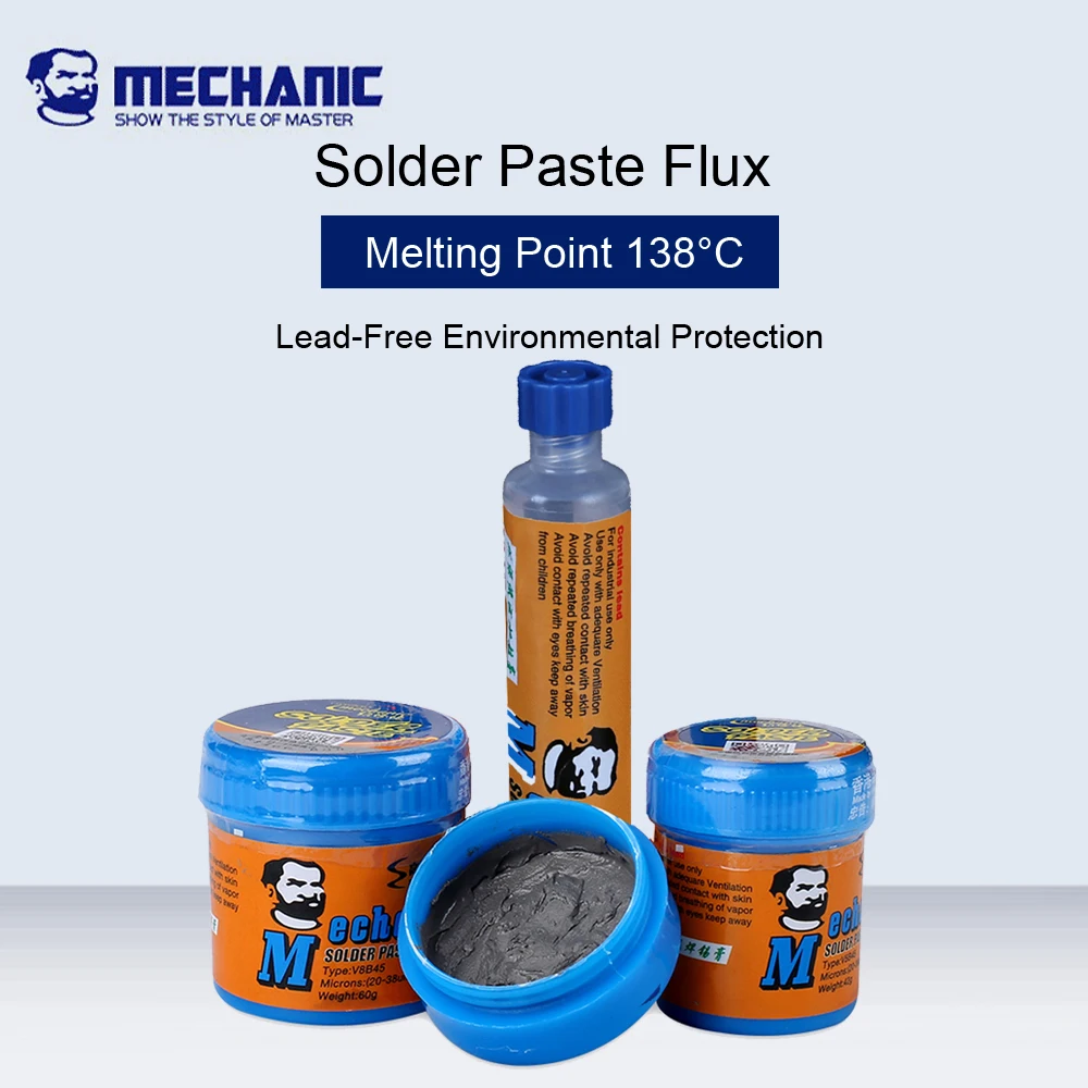 MECHANIC138DegreeLowTemperatureLeadFreeSolderPasteFluxForCPU