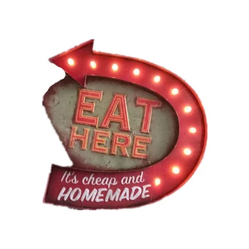 

Restaurant Cafe Bar LED Wall Lamp Billboard Sign Wall Decoration Lighting and Christmas Decorations