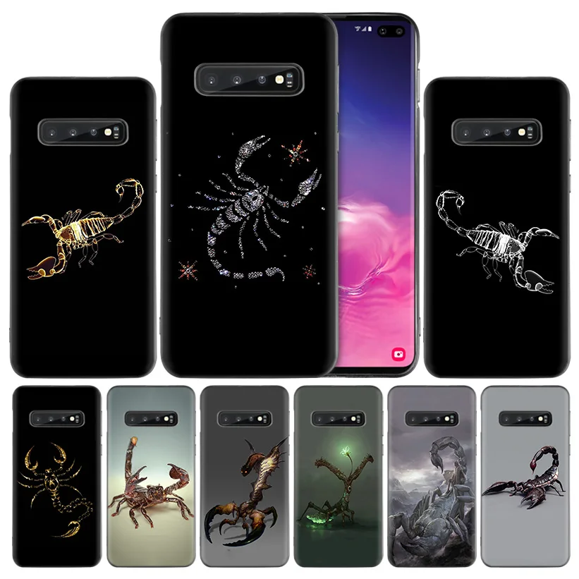 

Silicone Case Cover for Samsung Galaxy A50 A50s A80 A70 A40 A30 A30s A20 A20e A10 A10s A10e A9 A8 A7 A6 Plus 2018 Crab Scorpion