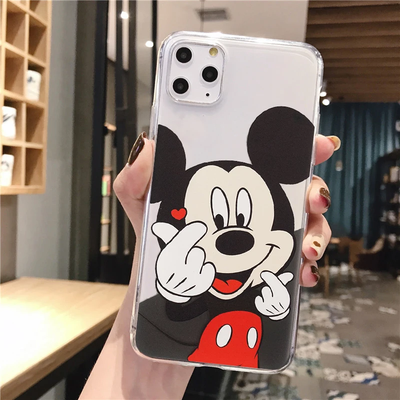 Мягкий силиконовый чехол для телефона Disneys Mickeys mouse из ТПУ для iPhone SE 5 5S 11 Pro MAX XR XS MAX 6 6S 7 8 Plus, чехол для телефона