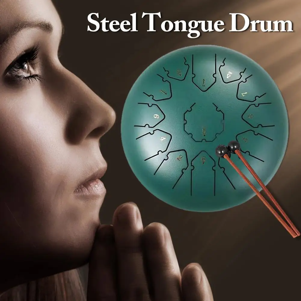12 дюймов 13 тон язык стальной барабанный набор унисекс барабан Ethereal звуков для обучения детей тип упражнений ударный инструмент