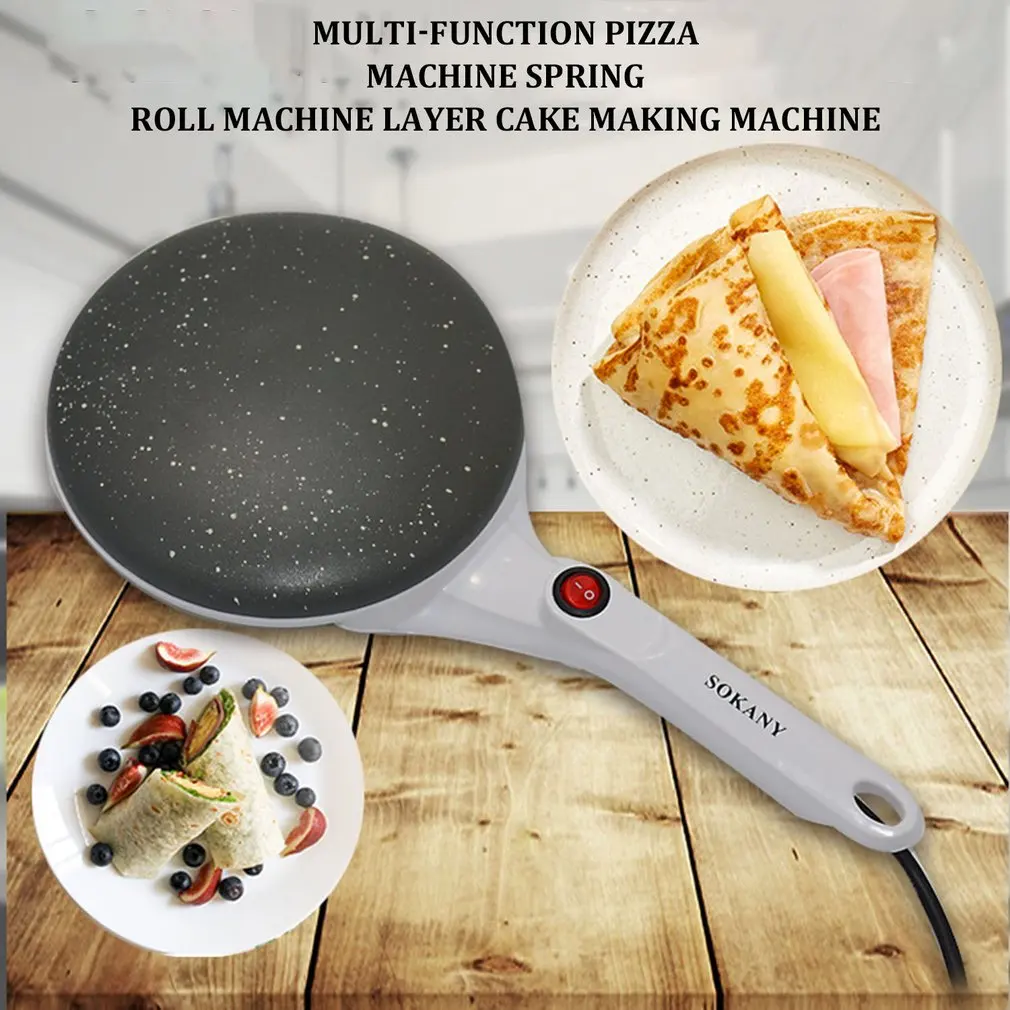 Pizza Machine Spring Cake Machine Household Electric Cake Pan Spring Roll Skin Pancake Pot Mini Cake Machine