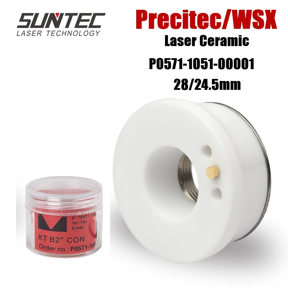 Suntec Year New Precitec Ceramic /Nozzle Holder KT B2 CON P0571-1051-00001 Same as Original quality for Precitec laser Head