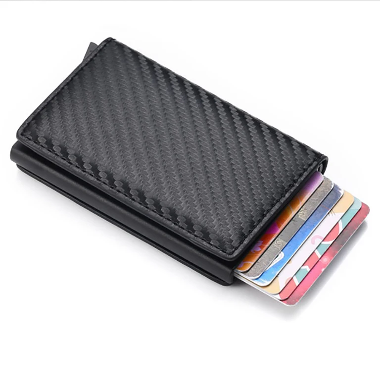 RFID Business Credit Card Holder para homens,