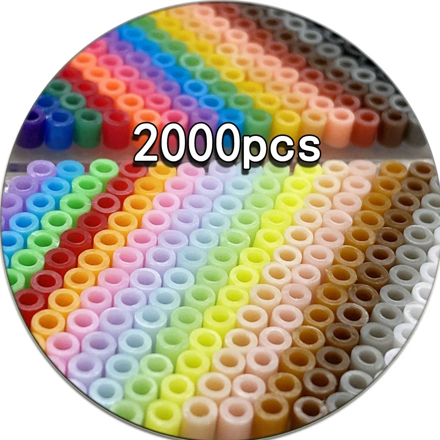 Perler White Mini Beads for Kids Crafts, 2000 pcs