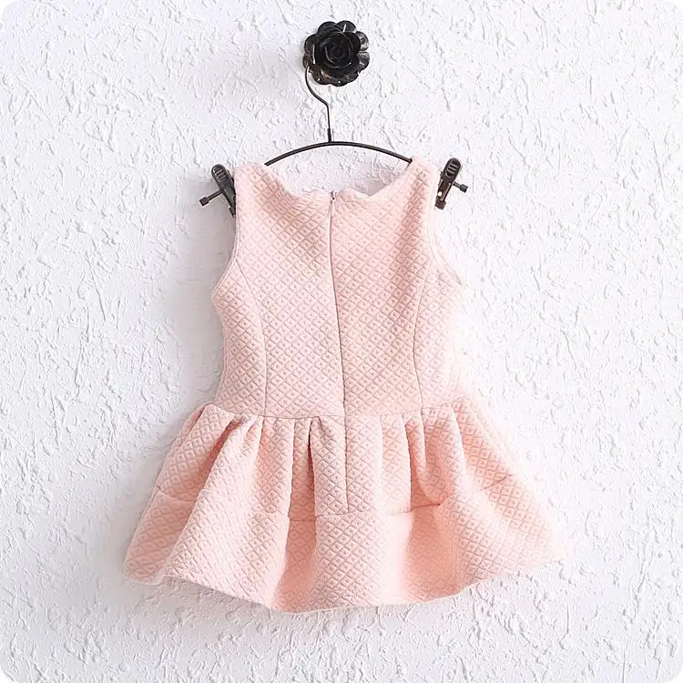 Spring New Style Girls Korean-style Children Shirt Small CHILDREN'S Pure Cotton Vest Dress Childrenswear Child Princess Dre