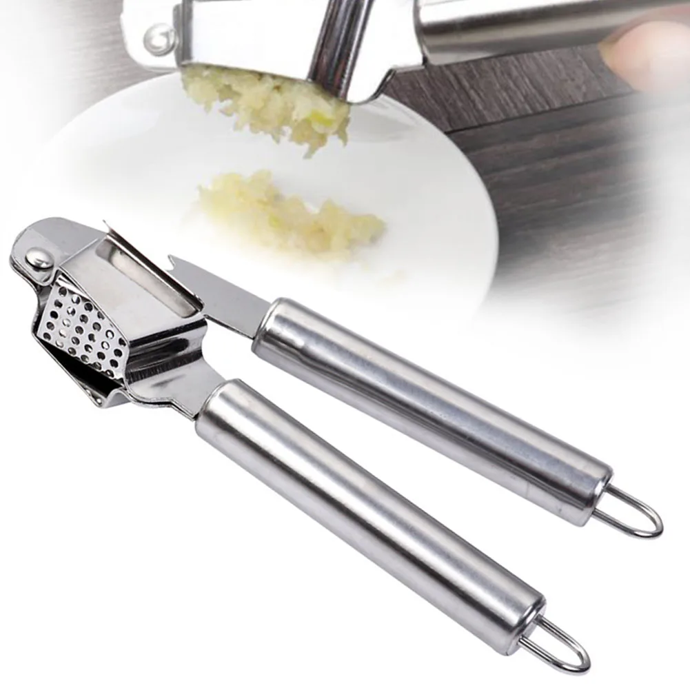 Accessories Squeeze Multifunctional Kitchen Tool Eco Friendly Durable Pressure Manual Portable Garlic Press Stainless Steel