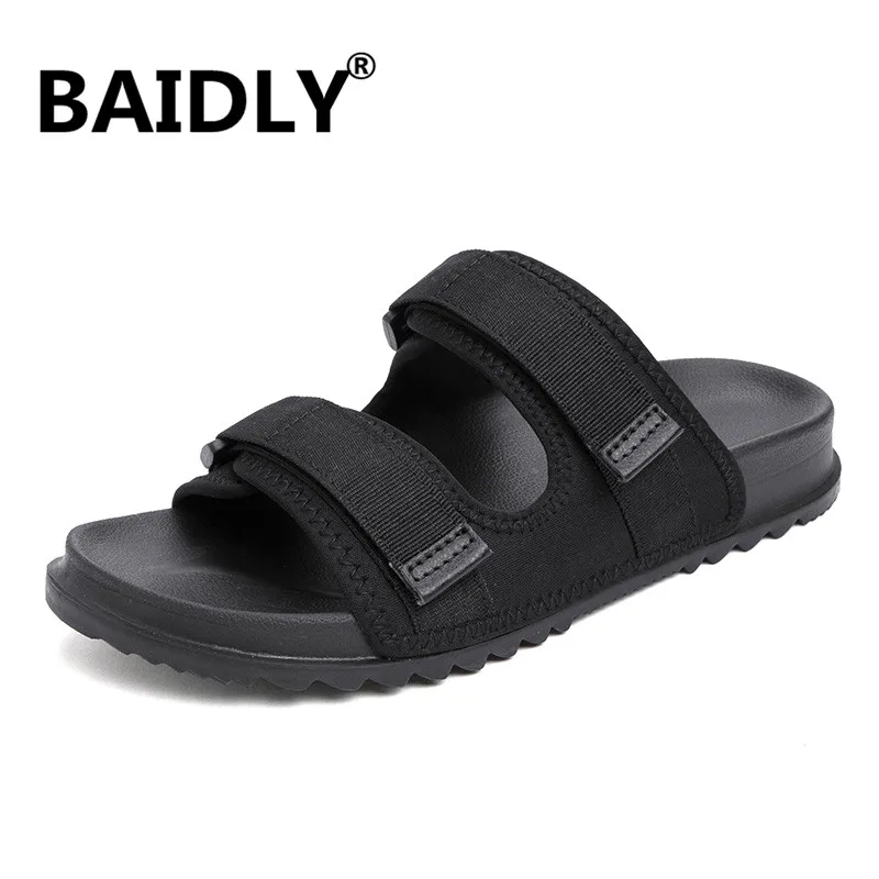 Bathroom Slippers Canvas Beach Slides Summer Indoor Home New for Man Men Nice