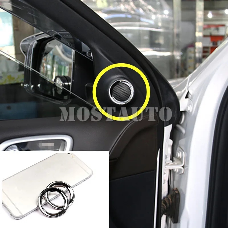 Накладка на внутреннюю дверь автомобиля для Jeep Grand Cherokee 2011-2018 дюйма 2 шт. |