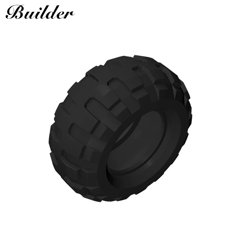 Little Builder 55976/56145 Wheel Tyre 56x26mm Technological Automobile Building Blocks DIY Assembly MOC Compatible Toy Part 1pcs | Игрушки и
