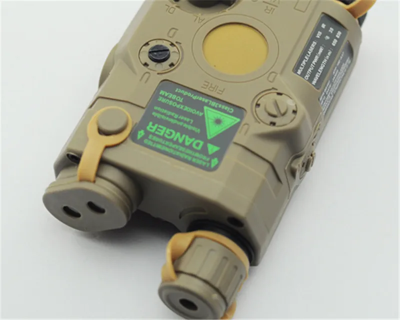 AN/PEQ-15 красный точечный лазерный светодиодный фонарь 270 люменов для стандартного 20 мм рельса ночного видения Охотничья винтовка батарея корпус элемент