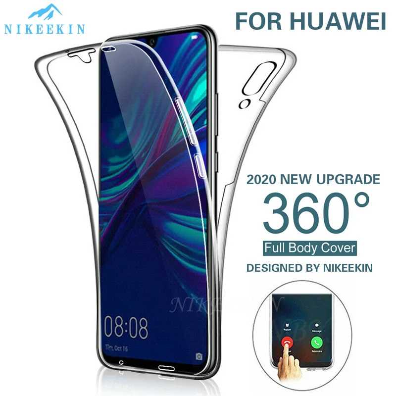 Чехол с полным покрытием 360 градусов для Huawei P40 Lite E Y5 Y6s Y7P P Smart 2019 защитный