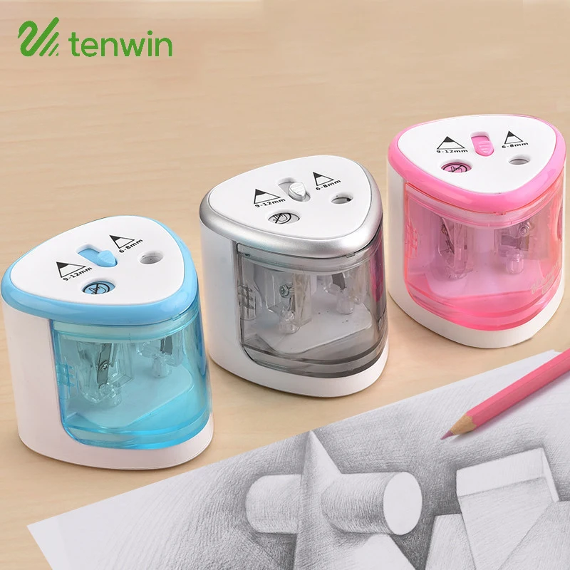 Tenwin Size Adjustable Electronic Pencil Sharpeners Electric Pencil