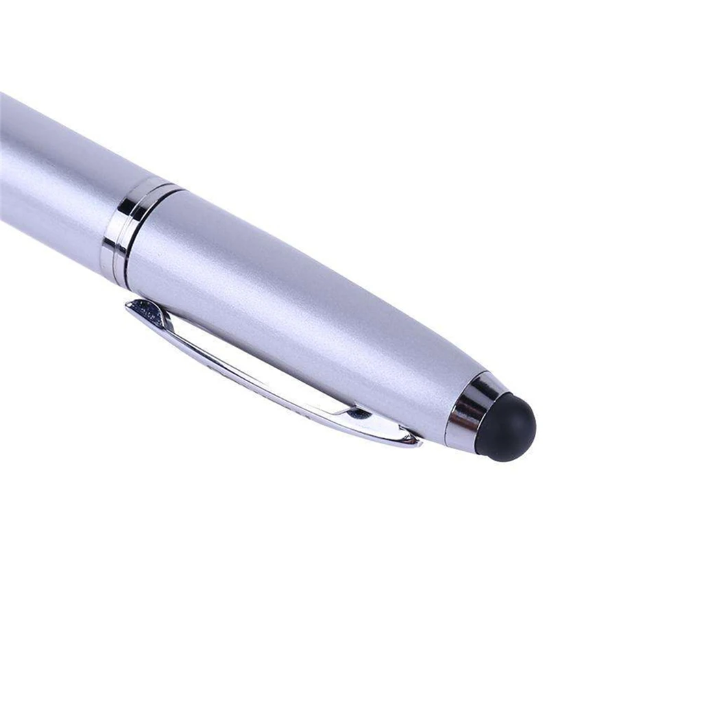 2 Pieces 3 in 1 USB 2.0 Flash U Disk Screen Stylus Pen Writing Ballpoint Pen 32GB