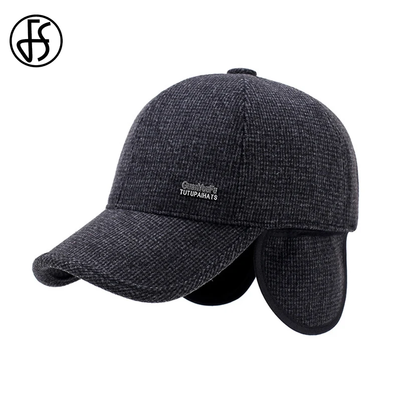 women's baseball cap with ear flaps