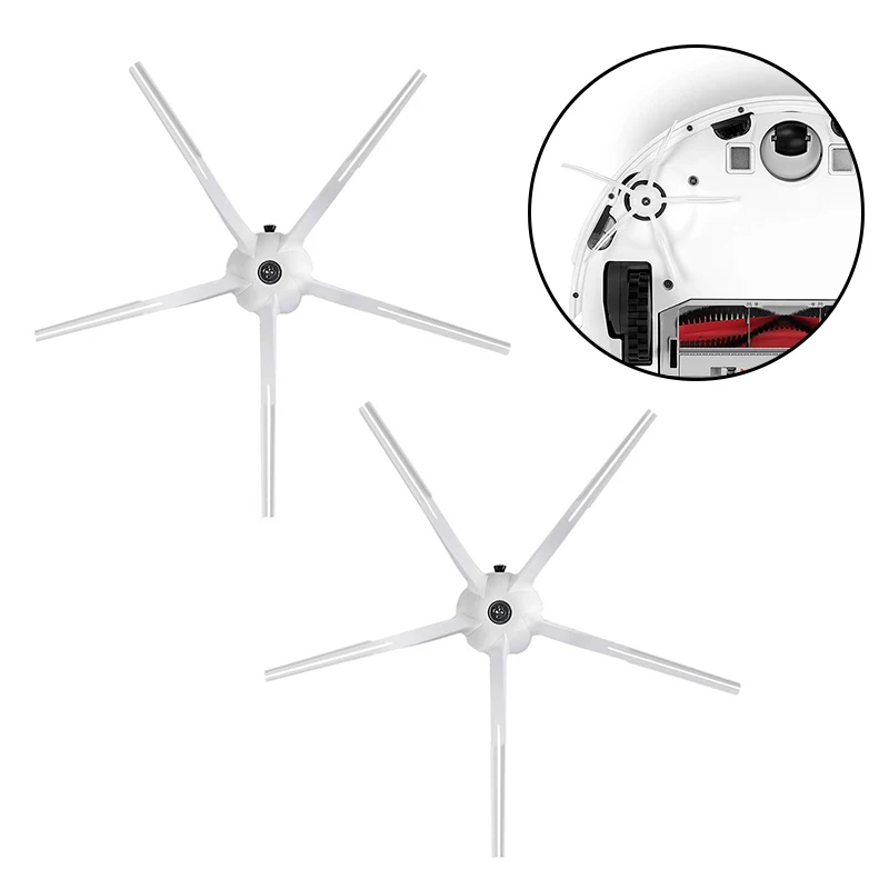 Аксессуары для пылесоса Xiaomi Roborock S5 MAX S6 S61 S60 S50 S55 T6 резиновая боковая щетка