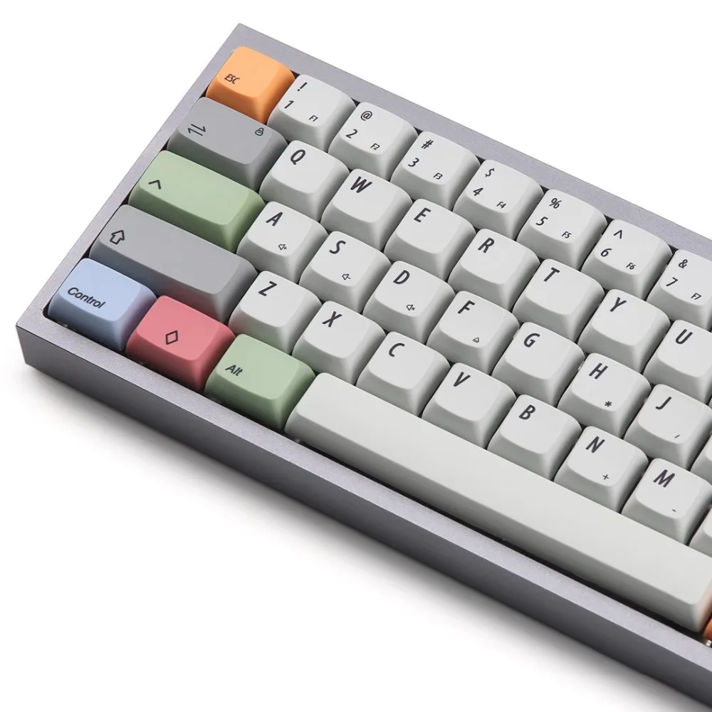 XDA Мел брелки PBT Due-subbed 75 ключ для mx механическая клавиатура подходит TADA68 GK64 Porker GH60 DZ60