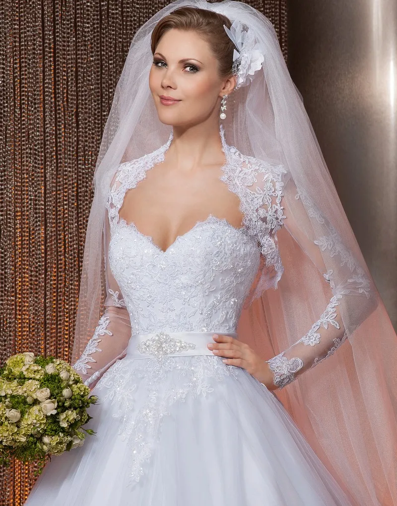 Vestido de noiva бальное платье, свадебные платья без бретелек с жакетом, свадебные платья принцессы, Vestido de casamento