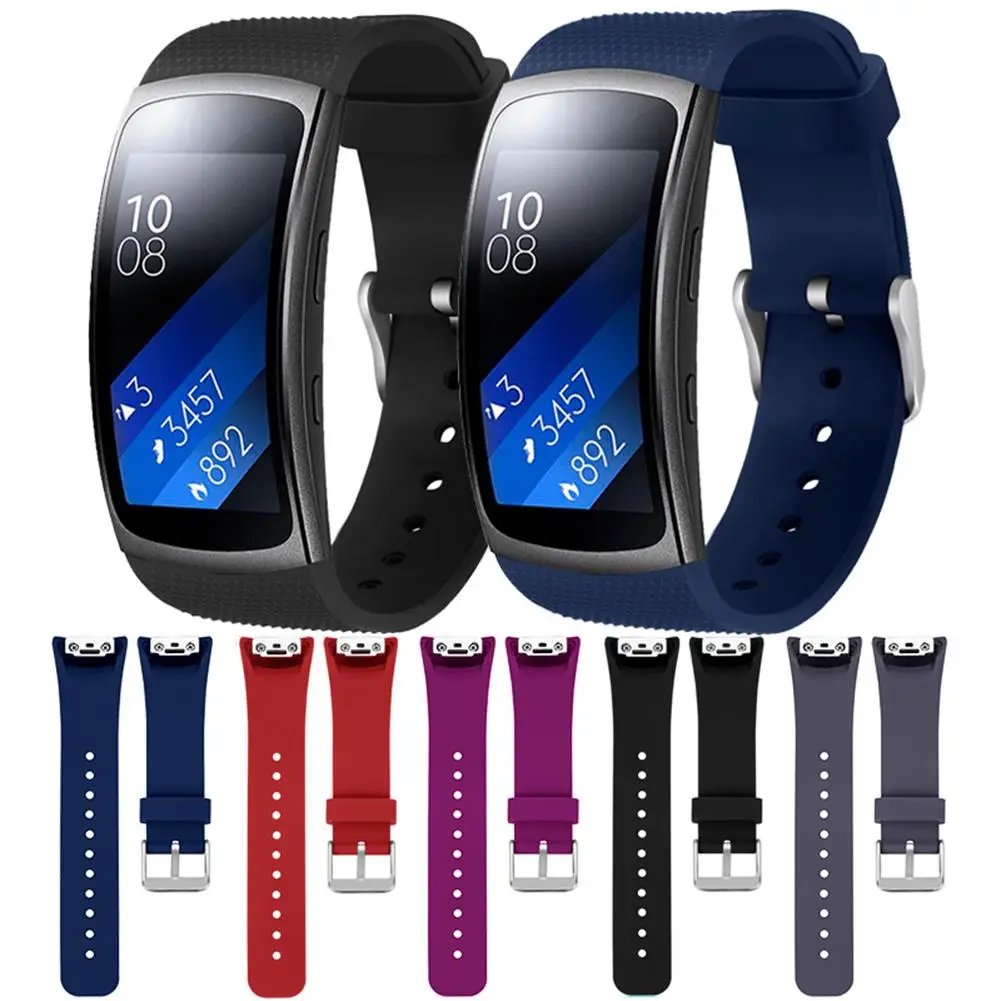 Замена Широкие ремешки Регулируемый силиконовый ремешок замена часы браслет для