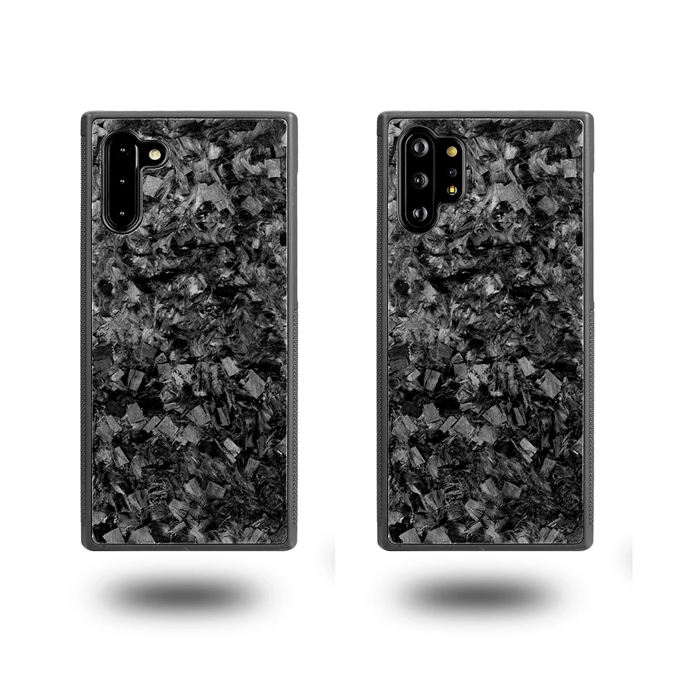 

Anti-slip Case Cover Real Forged Carbon Fiber for Samsung Note 10 with Soft TPU Mobile Phone Case for Samsung Galaxy Note 10Plus