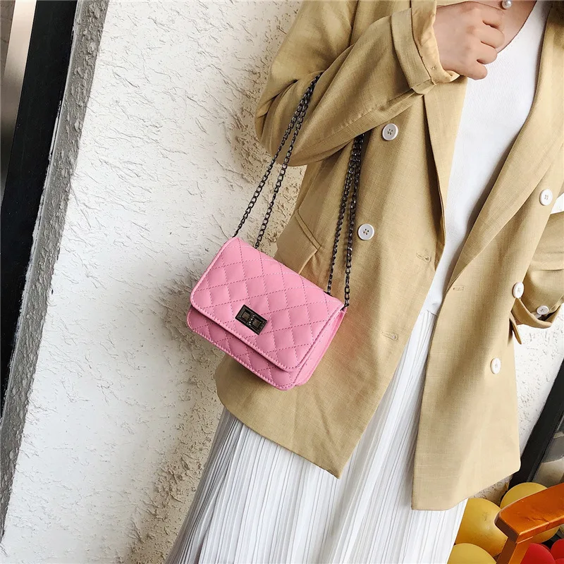 S. IKRR, мини сумка через плечо, сумки через плечо для женщин,, корейские новые роскошные кошельки, сумки, дизайнерские, с ромбовидной цепочкой, маленькая квадратная сумка