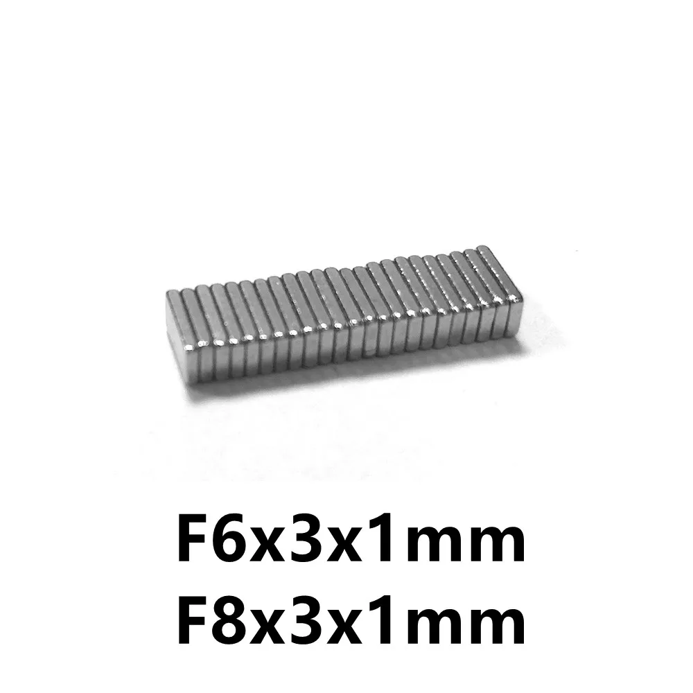 

10 50 100 шт./лот магнит 6*3*1 8*3*1 N35 NdFeB магнит 6x3x1 8x3x 1 динамик неодимовые магниты