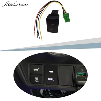 

Car DRL Switch Daylight Running Light Lamp Button For Honda Jazz Civic 2016 2017 2018 Jade CRV XRV