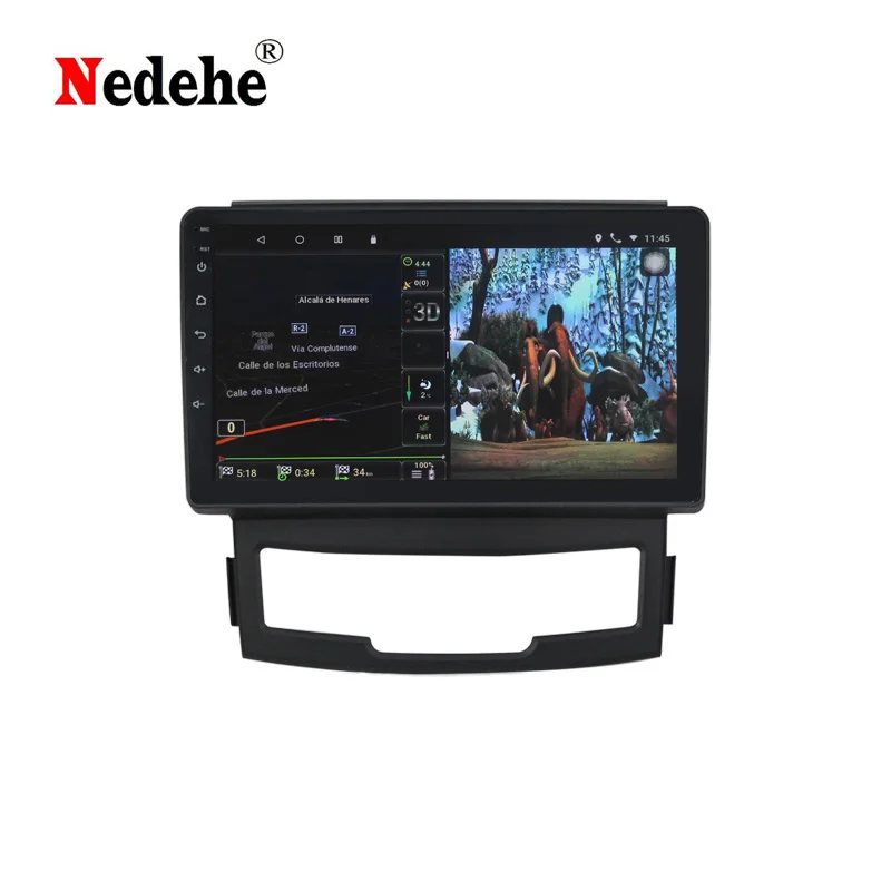Octa core 9inch HD screen Android 9.0 Car DVD Radio For SSANGYONG KORANDO 2011-2013 GPS Navigation radio Audio Multimedia Player |