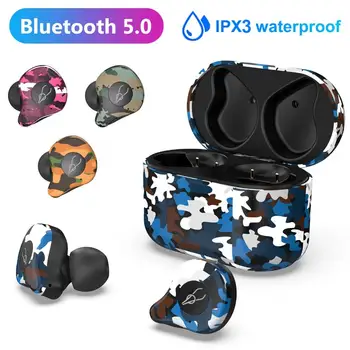 

Camouflage Sabbat E12 Ultra Camouflage TWS True Wireless BT V5.0 Bluetooth aptX Earphone Wireless charger Sports Headset In-Ear