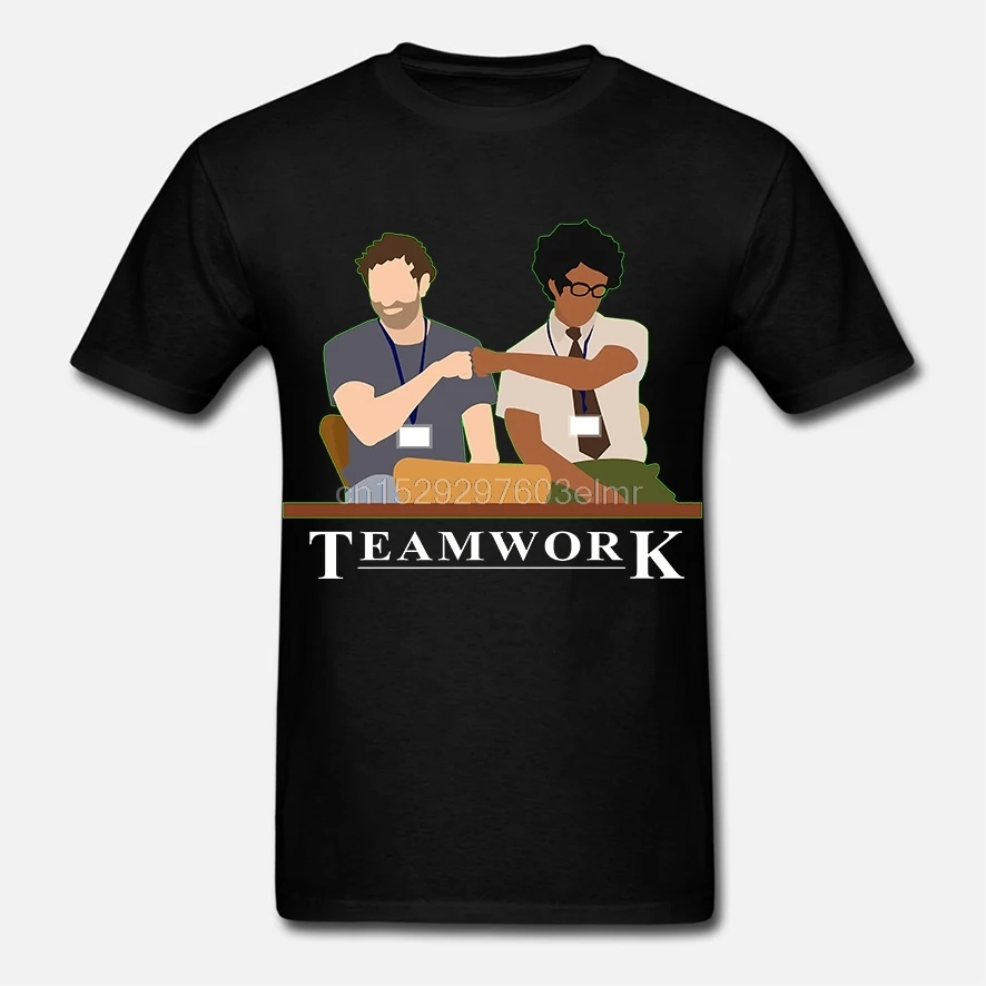 Модная крутая Мужская футболка женская забавная IT Crop Teamwork(1) Футболка с принтом на