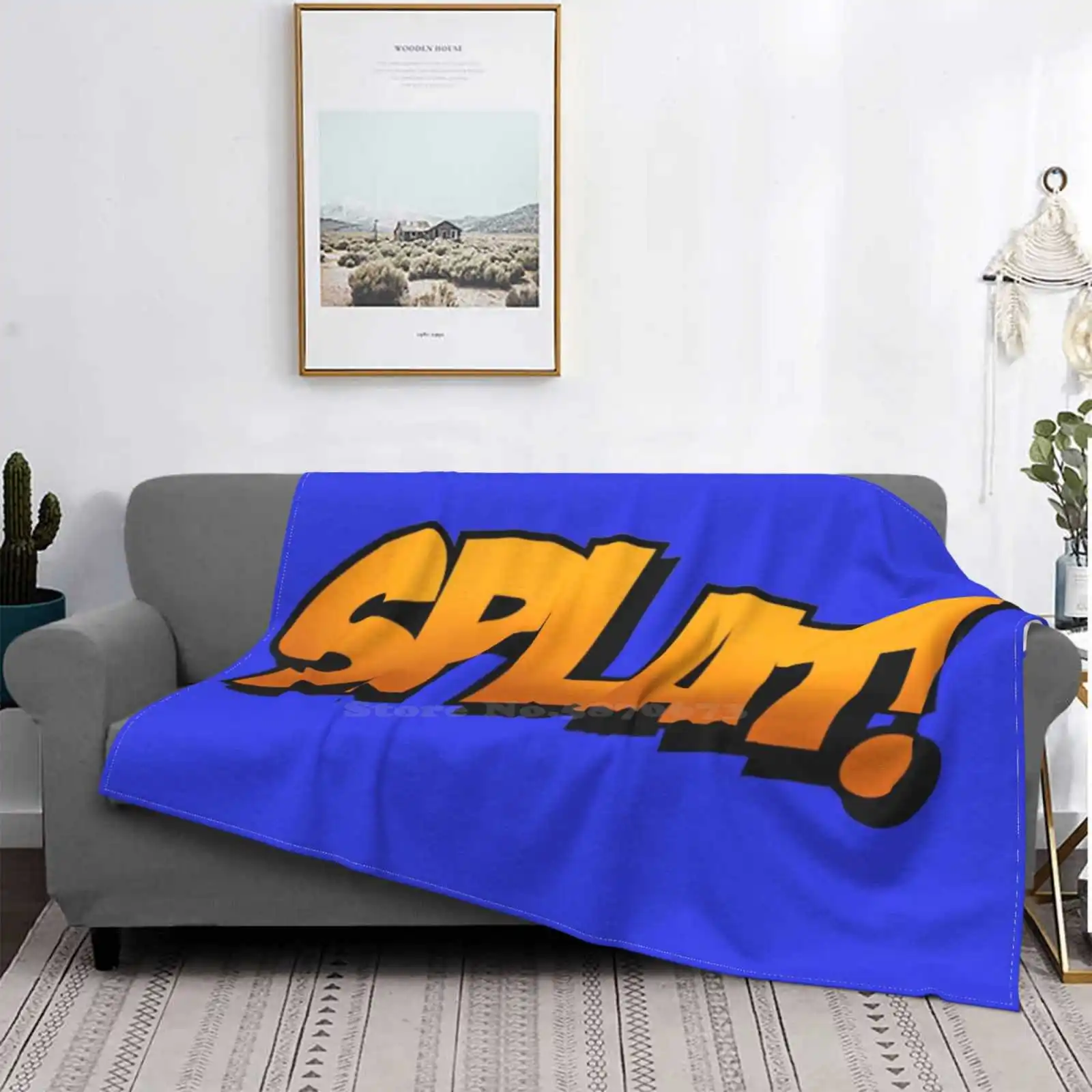 Splat! Comics Speach Bubble Super Heroes Unite! Collection Air Conditioning Blanket Travel Portable Unite | Дом и сад