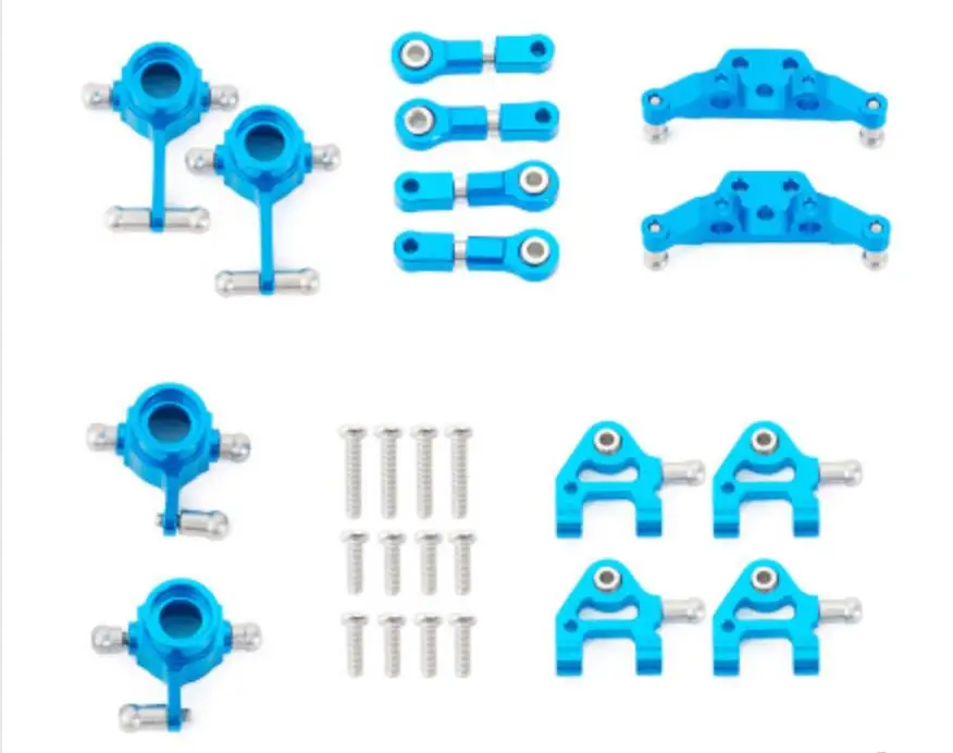 Wltoys 1/28 K969 P929 P939 K979 K989 K999 Rc автозапчасти из металла полный набор обновленных
