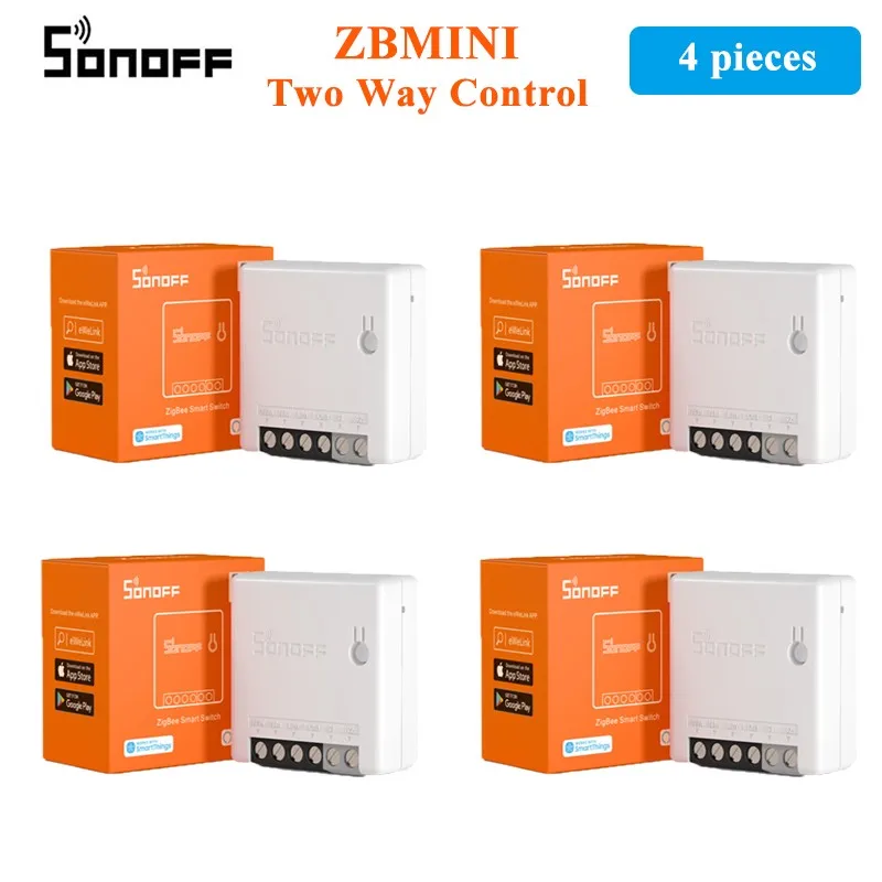 SONOFF ZBMINI Zigbee 3.0 Mini Smart Switch DIY Two Way Module eWelink APP Control ZBBridge Required Work with Aelxa Google Home 