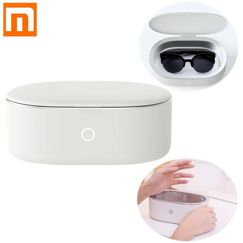  New Xiaomi Ultrasonic Cleaning Machine 45000Hz High Frequency Vibration Jewelry Eyeglasses Cleaner 