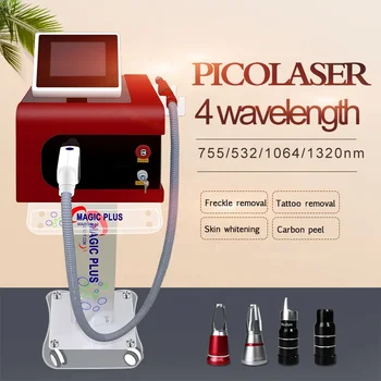 

Picosecond Laser Tattoo Removal Machine nd yag picosure laser carbon peeling pigmenation spots remover 755 1320 1064 532nm