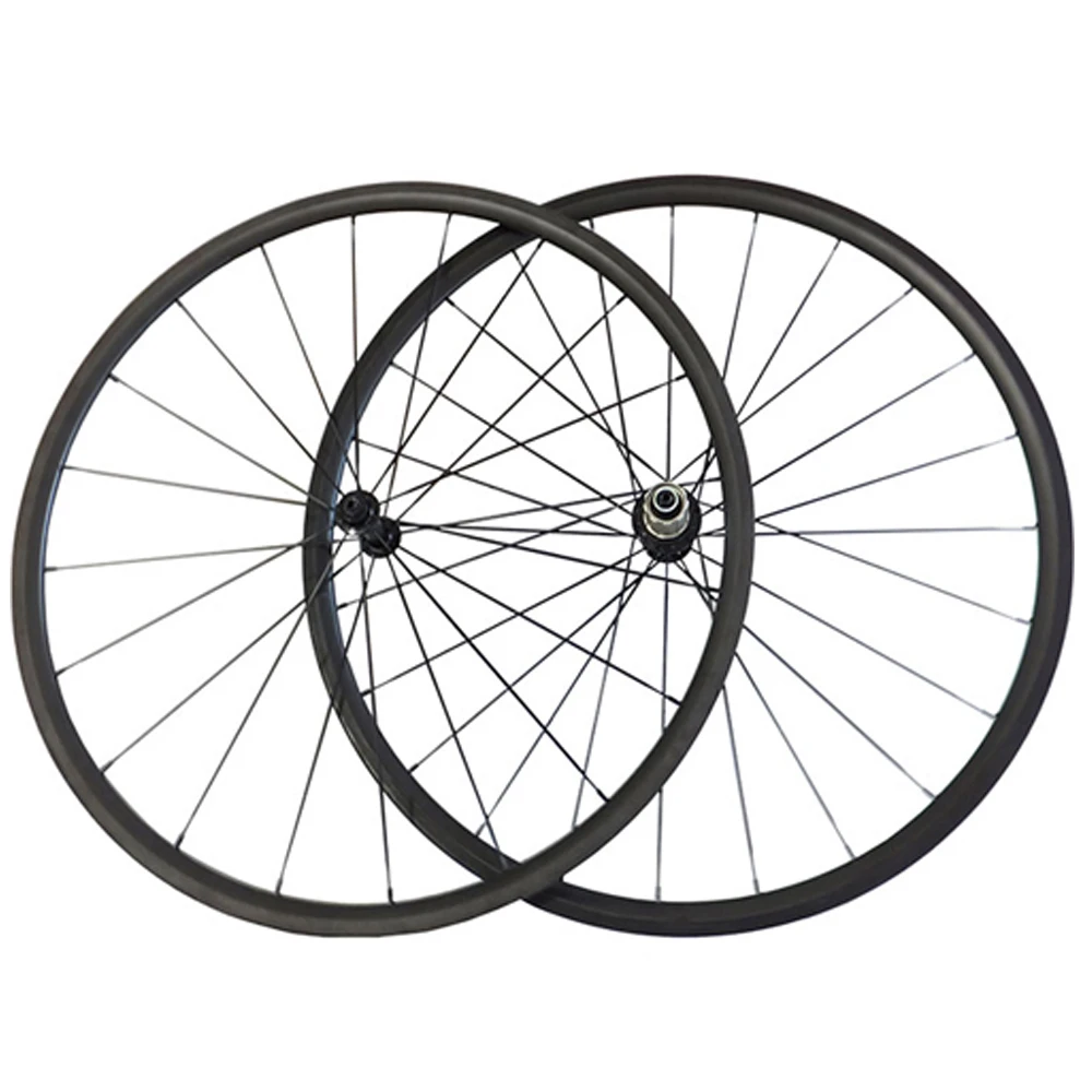 

OZUZ Ultra Light Carbon Wheels Road Bike 24mm V Brake Touring Bicycle Wheelset Clincher 700C 23mm Width R13 Hubs Free Shipping