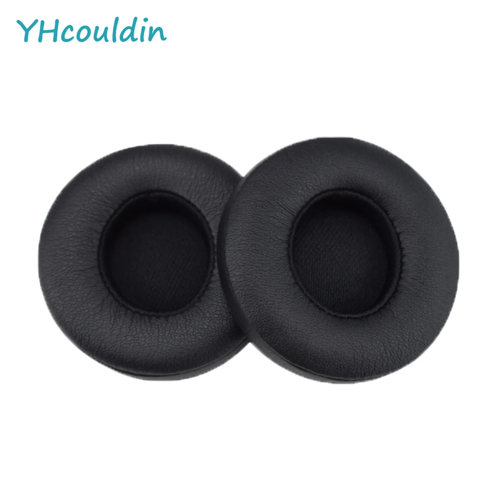 YHcouldin 5 Colors Available Replacement Ear Pads for Beats Solo 2 0 Wired Headphones Protein Leather Ear Cushions Earpads Cover