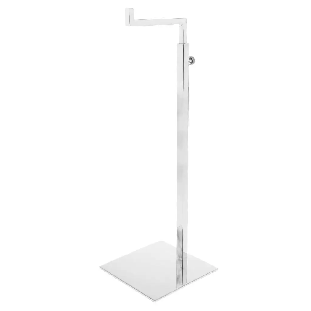 Stainless Steel Handbag / Wigs Display Rack Stable Bag Stand Holder Purse Storage