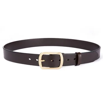 

2019 LGFDB82 125cm plus size Men cowhide one piece full grain genuine leather belts