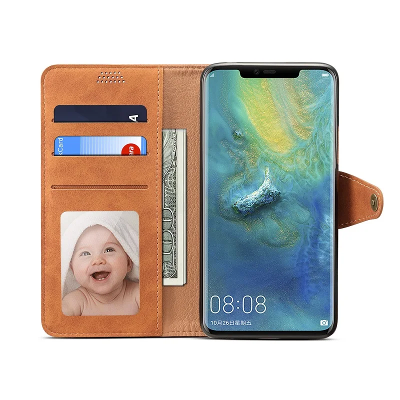 Fundas huawei mate 20 чехол Чехол из искусственной кожи с защелкой чехол для huawei mate 20 Pro Чехол-портмоне футляры на липучке huawei mate 20 Pro