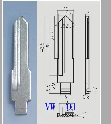 with VW 01 blade SieNSen автомобильный комплект дистанционного Центрального управления Дверной замок блокировка автомобиля система входа без ключа с пультом дистанционного управления аксессуары для автомобиля - Цвет: with VW 01 blade