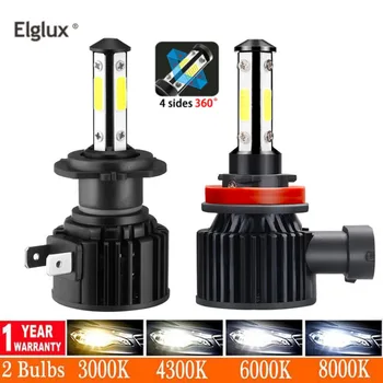 

New Mini H4 H7 LED Car Headlight Bulb 16000LM 6000K H1 H3 H11 H13 H27 880 9005 HB3 9006 HB4 9007 Running Auto Fog Head Lamp