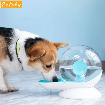 

Petshy 2.8L Large Capacity Snails Pet Automatic Feeder Dispenser Dog Water Food Feeding Bowl for Cats Non-slip Dogs Drinker