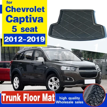 

For Chevrolet Captiva 2012 - 2019 5 seat Cargo Floor Mat Rear Trunk Tray Boot Liner Carpet Mud Non-slip 2013 2014 2015 2016