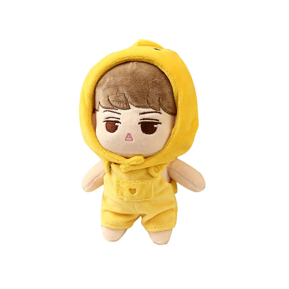 20 см Корея Kawaii Мультфильм Sehun плюшевые куклы игрушки плюшевые куклы суперзвезда милые с одеждой игрушки подарки коллекция поклонников подарки