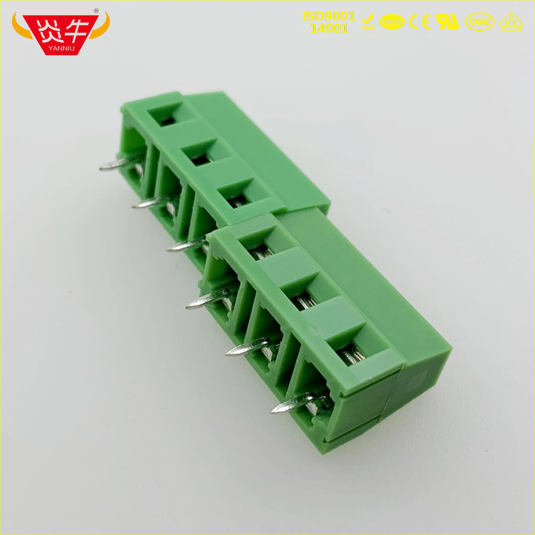 KF128 7,5 мм 2PIN печатной платы Универсальный Винтовые клеммы DG500 KF128-7.5-2P GMKDS 1,5/2-7,5-1717020 PHOENIX CONTACT YANNIU