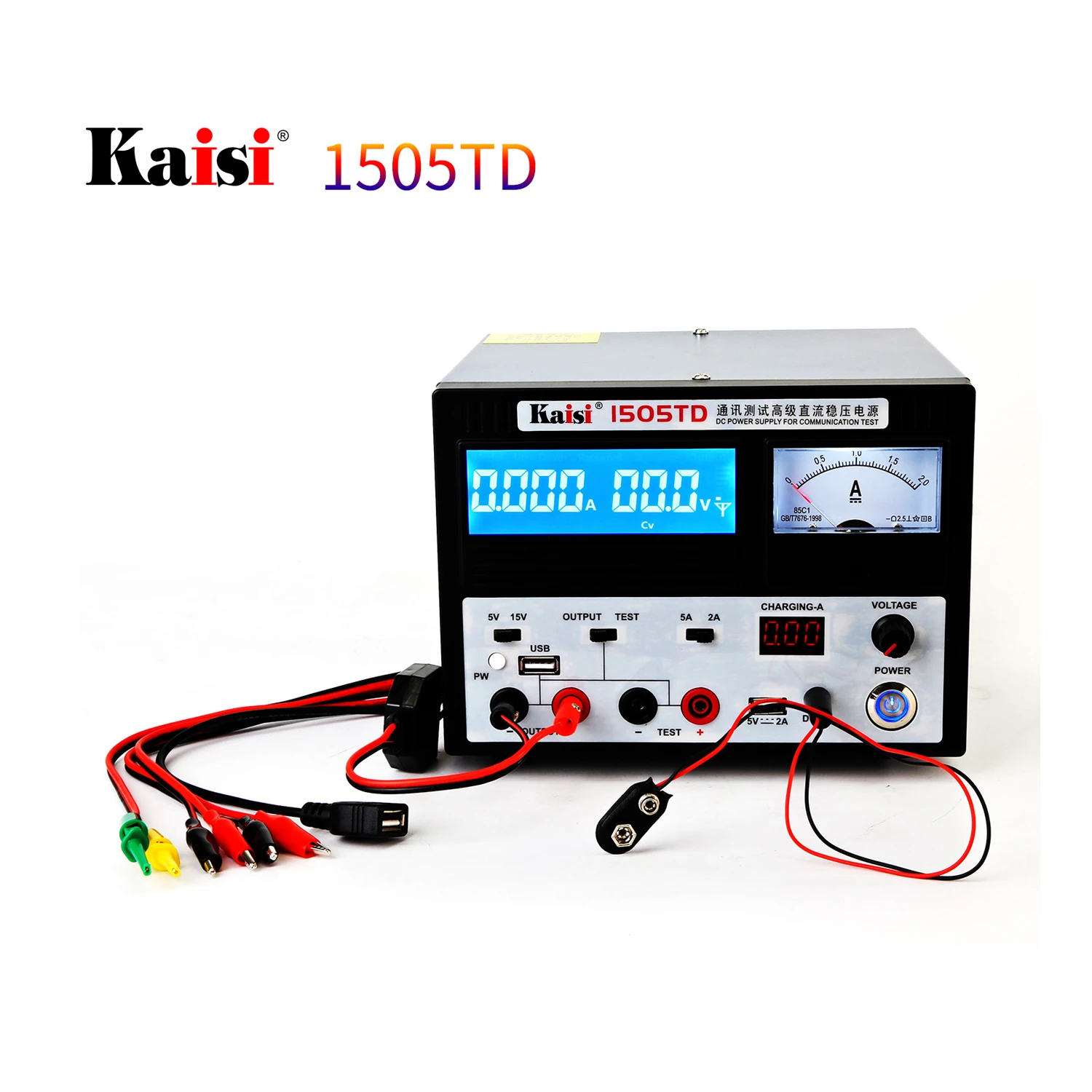 Kaisi 1505TD 15V 5A DC источник питания Интеллектуальный Регулируемый регулятор