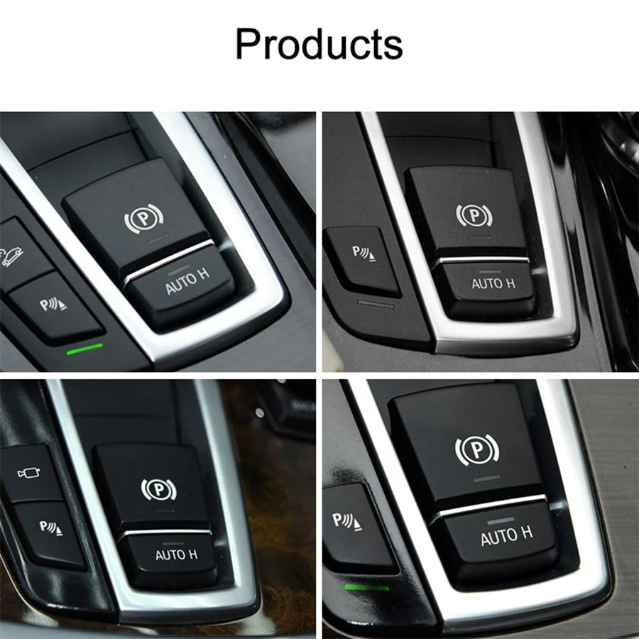 Car Handbrake Parking Brake P Button Switch Cover For BMW 5 6 7 F01 F02 F07 F10 F11 F18 F30 520 523 730 5GT