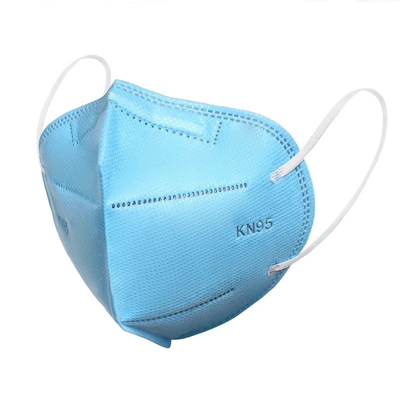 

5/10/20/30 Pcs KN95 Mask for Adult Blue Nonwoven Anti-PM2.5 Anti Dust Mouth Personal Health Care Face Filter Mask In Stock